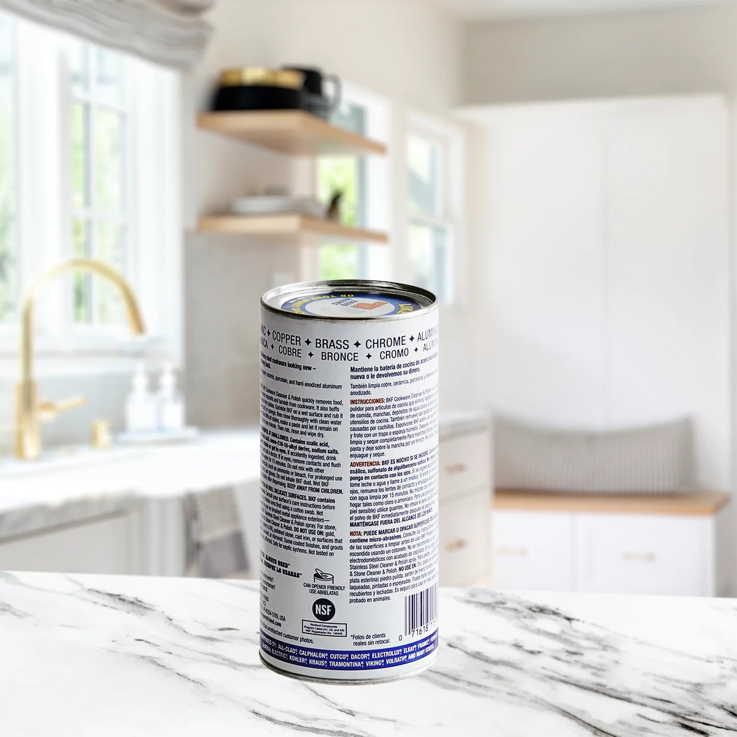 Cookware Cleanser & Polish (12 Oz) - Cleaner, Degreaser & Stain-Remover - for Use on Stainless Steel and Copper Pots, Pans and Utensils, Glass Casserole Dishes and More(2)