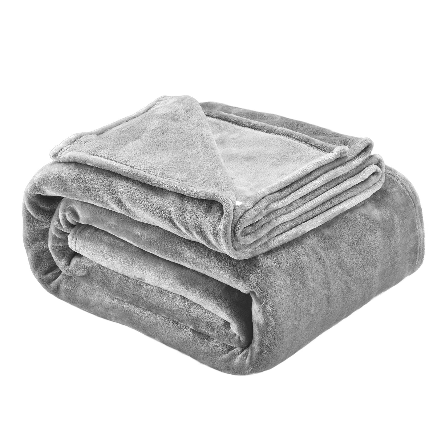 King Size Blanket 108 X 90 Inches Lightweight Throw Blanket for Bed Grey