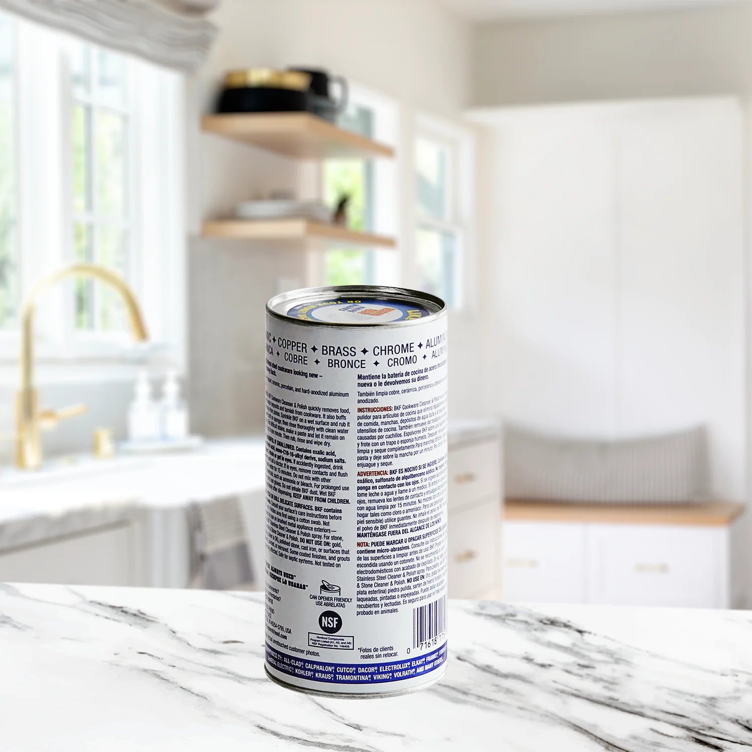 Cookware Cleanser & Polish (12 Oz) - Cleaner, Degreaser & Stain-Remover - for Use on Stainless Steel and Copper Pots, Pans and Utensils, Glass Casserole Dishes and More(2)