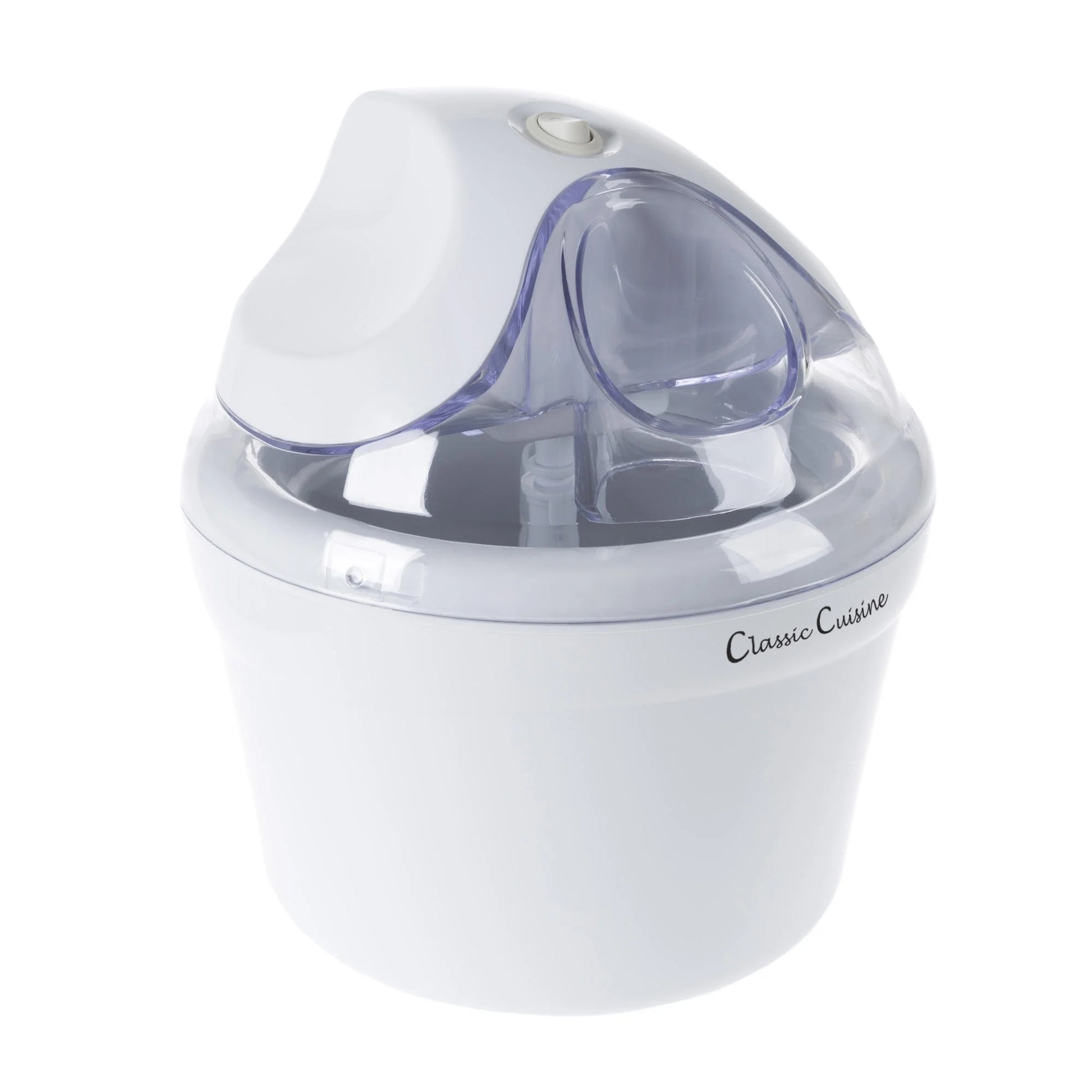 Classic Cuisine Ice Cream Maker - Makes Sorbet, Frozen Yogurt, 1 Quart, White